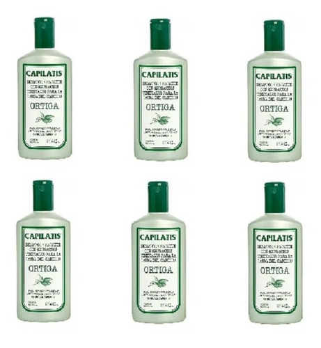 Shampoo Capilatis Con Extractos Vegetales 410ml Ortiga X6un