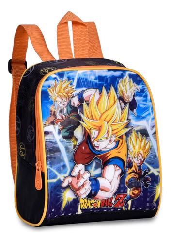 Lancheira Infantil Térmica Bolsa Escolar Dragon Ball Z Clio Cor Preto