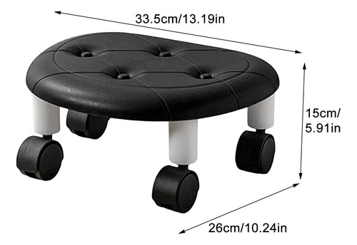 Taburete Con Ruedas Pequeño Taburete Con Ruedas Bajo Taburet