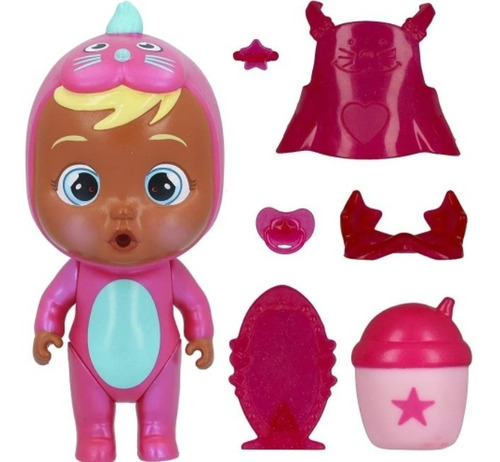 Imagen 9 de 12 de Muñeca Cry Babies Bebés Llorones Lágrima Rosa Sorpresas