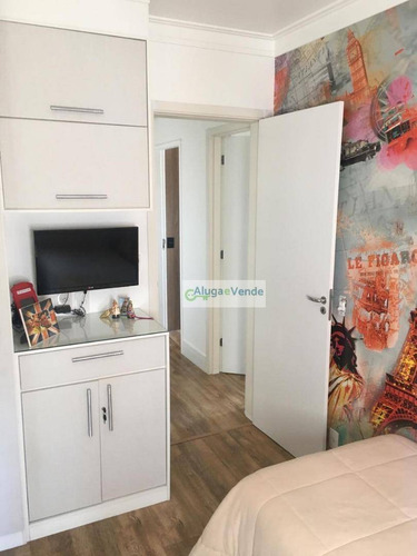 Imagem 12 de 17 de Apartamento Com 3 Dormitórios, 1 Suíte, 2 Vagas De Garagem À Venda, No Condomínio Fatto Quality 83 M² Por R$ 550.000 - Vila Augusta - Guarulhos/sp - Ap0236
