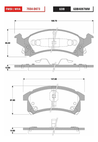 Balatas Delanteras Chevrolet Beretta Z26 1996