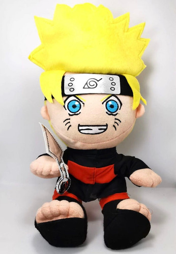 Imagen 2 de 3 de Muñeco De Peluche Naruto 39cm Kunai Shippuden Konoha Envío