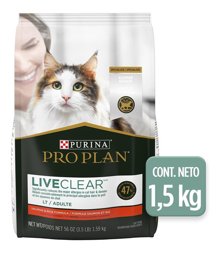 Alimento Pro Plan Gato Liveclear para gato adulto