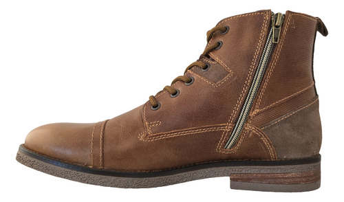 Botas Botines Hombre Vestir Christian Gallery 3801-1pg Cafe