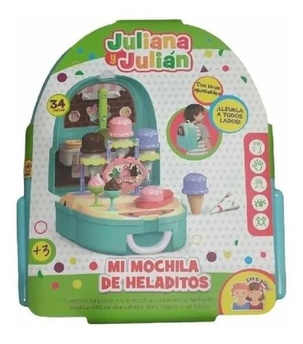 Mi Mochila Heladitos Valija Juliana Y Julián Jyj006 Edu Full