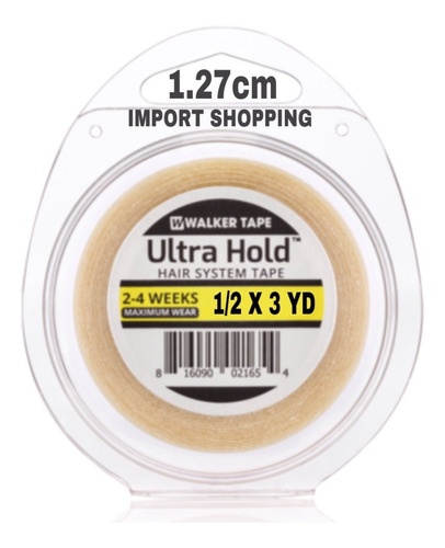 Fita Adesiva Ultra Hold 2,7m Protese Peruca Walker 1,27cm