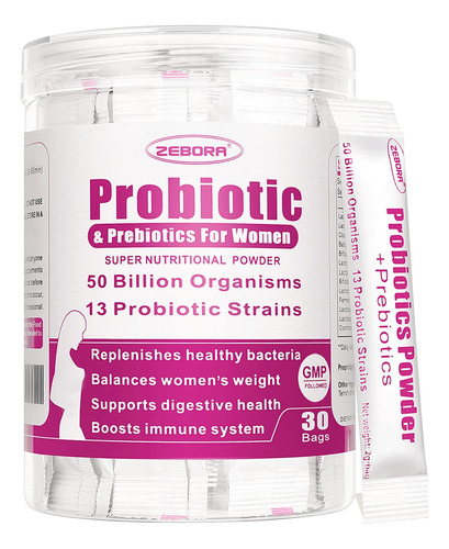 Probiotics For Women Digestive Health, 50 Billion Cfu, 13 S.