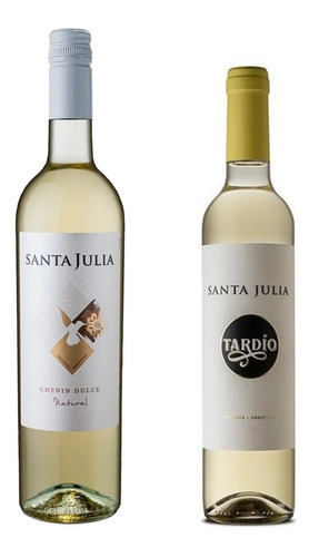 Vino Santa Julia Chenin Dulce + Santa Julia Tardio 500ml