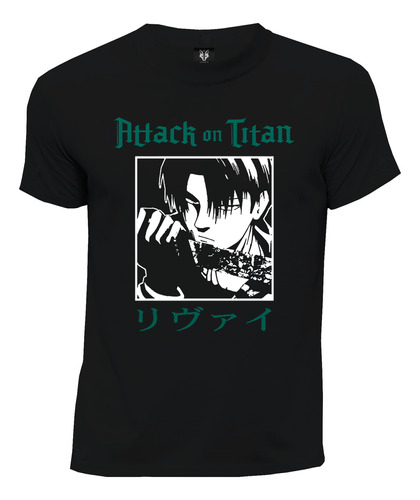 Camiseta Anime Shingeki No Kyojin Levi