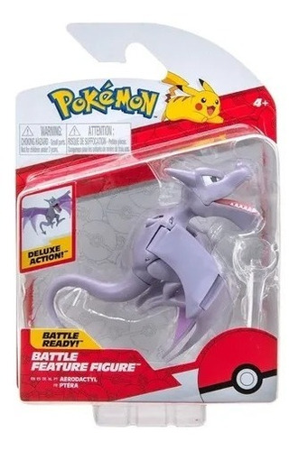 Juguete De Coleccion Batle Feature Aerodactyl Pokémon Prime 