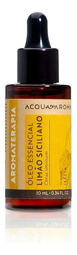 Óleo Essencial Aroma Limão Siciliano 10ml Puro 100% Natural