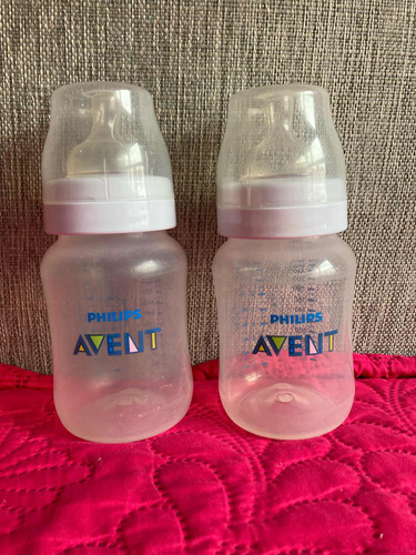 Lote 2 Mamaderas Avent Impecables 260 Ml
