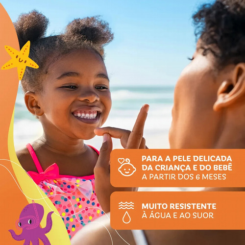 Protetor Solar Infantil Corporal Fps 70 Kids 125ml