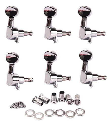 Y Clavijas De Afinación 6r Con Tornillos For Guitarra