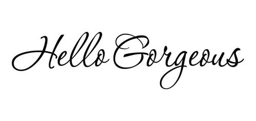 Adhesivo Decorativo Para Pared Diseño Hello Gorgeous