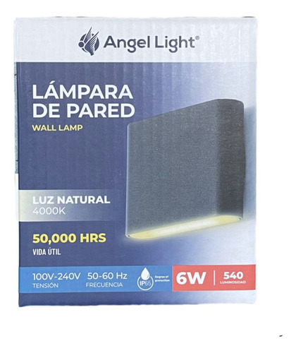 Lampara De Pared Angel Light 6w