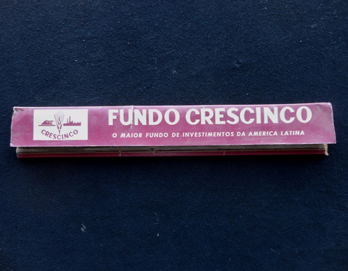 Imagen 1 de 3 de Caja De Fósforos Publicitario Fundo Crescinco. Brasil. 29024