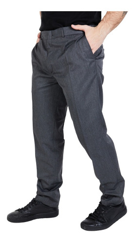 Pantalon Talle Especial Hombre Vestir Pinzado Olegario 