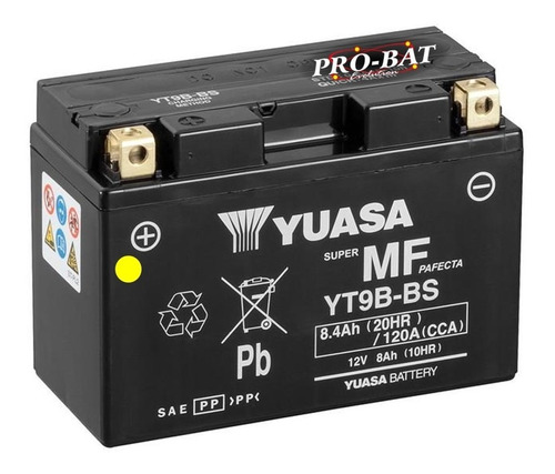 Bateria Yuasa Yt9b-bs (yt9b-4) Yamaha Raptor 700 Y Mas