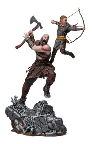 Figura Kratos Atreus Bds Art Scale 1 10 God Of War