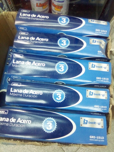 Lanilla De Acero Para Caretear #05 #03 De 400grs/160 Grs