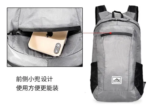 Mochila De Viaje Ultraligera 20l, Impermeable Y Plegable