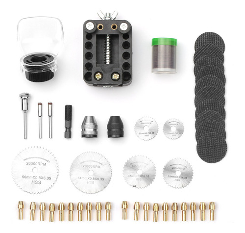 Kit De Accesorios Giratorios Para Mini Sierra Dremel Tool Hs