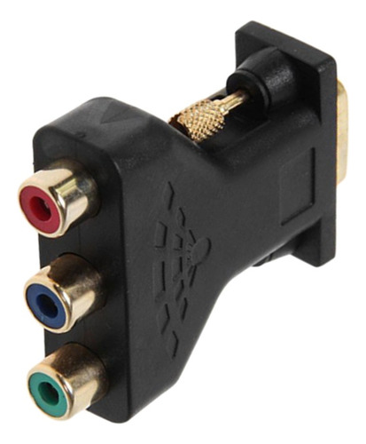 3 Rca Rgb Video Hembra A 15-pin Vga Componente Male