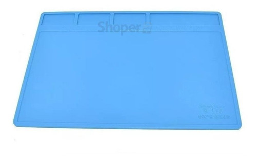 Manta Antiestatica Esd Resistente Ao Calor 350x250 S-130 Pro Cor Azul