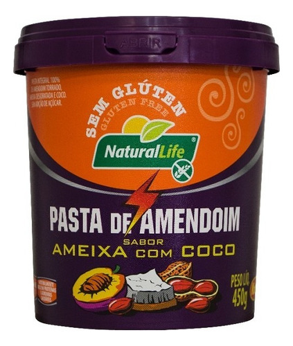 Kit 12 Pastas De Amendoim Integral 450g Natural Life
