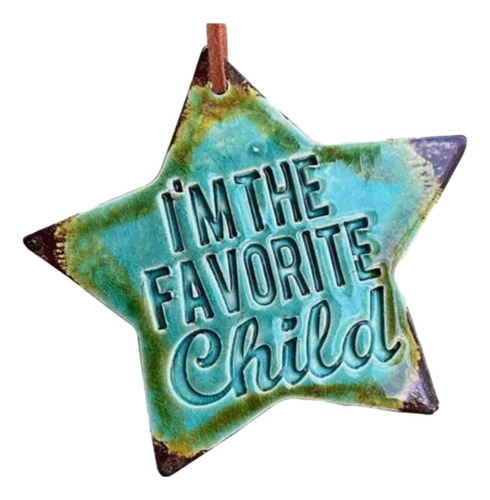 N 2 Adorno De Estrella Acrílico Soy Favorito, Cartel