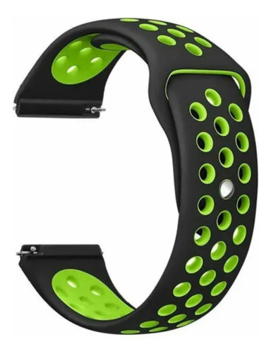Pulseira Running Compatível Com Haiz My Watch S Echo Hz-gt5d Cor Preto-verde