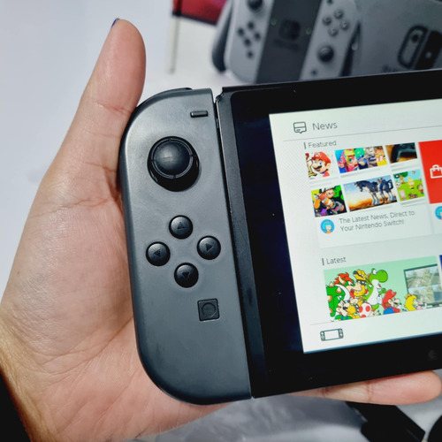 289- Console Nintendo Switch V1 Funcionando Perfeitamente. Preto (Usado)
