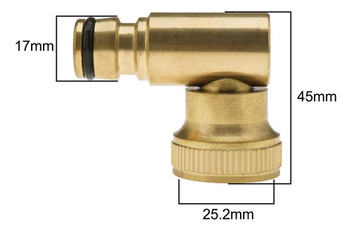 4 Conector De Grifo De Manguera De Jardín Piezas De