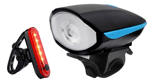 2 En 1 Led Bicicleta Bicicleta Ciclismo Luz De Cabeza Faros