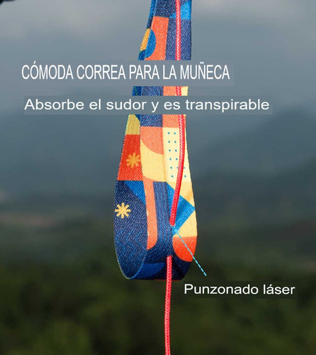 Bastones Aluminio Plegables Trekking Senderismo 2pcs Aonijie Azul-rojo/120cm
