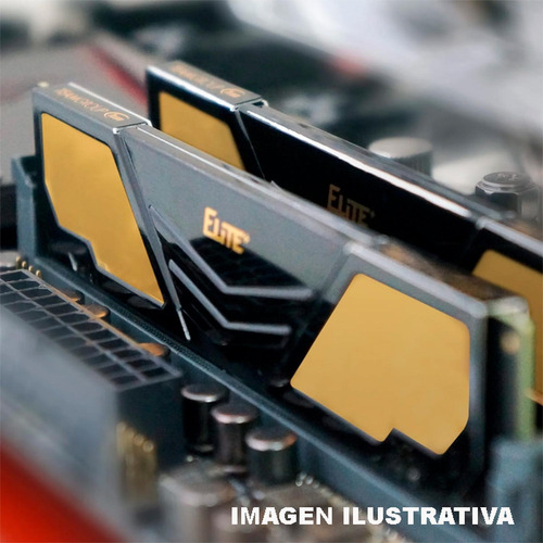 Memoria Ram Ddr4 16gb 3200mhz Teamgroup Elite 1x16gb Dorado