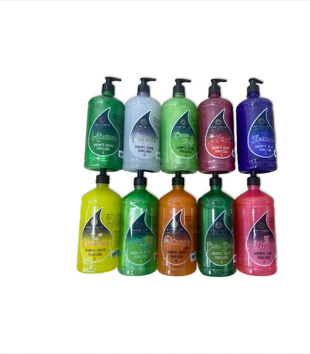 Sabonete Liquido 1 L Aromas Perolado Válvula Mãos