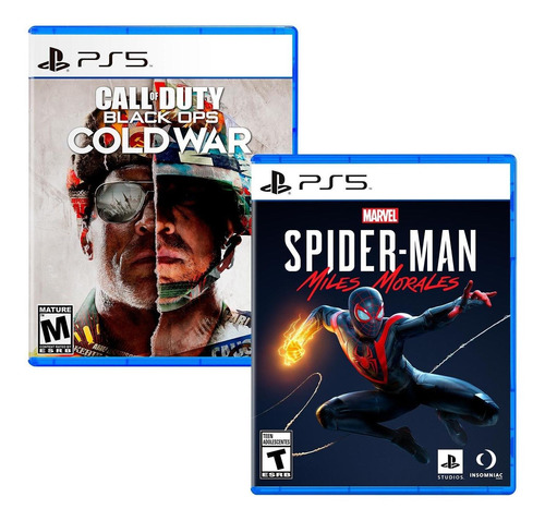 Call Of Duty Black Ops Cold War+ Spiderman Miles Morales Ps5