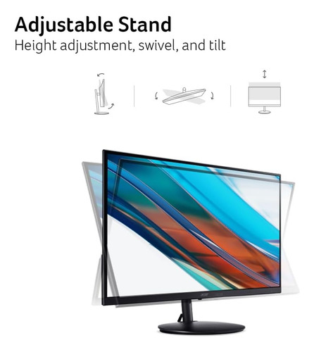 Acer Sh242y Ebmihx 23.8 Fhd 1920x1080 Monitor De Computadora