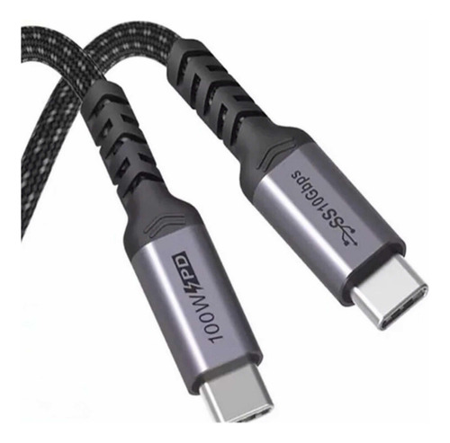 Cable Usb-c 3.2 Con Carga Ultra Rápida 100w