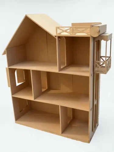 Casa De Mu ecas Con Terraza Y Ascensor 1 20 Metros Mdf 9mm