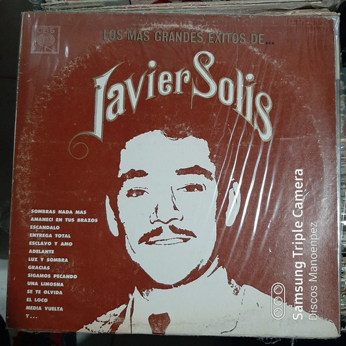 Vinilo Javier Solis Los Mas Grandes Exitos De Zz M5