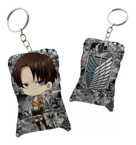 Chaveiro Lembrancinha Geek Anime Shingeki no Kyojin Personagens Attack On  Titan Personalizado Ataque dos Titãs