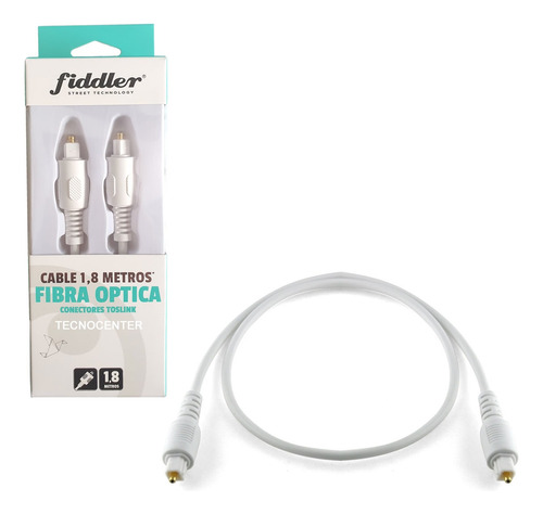 Cable Optico Audio Digital Toslink 1.8mts Fiddler