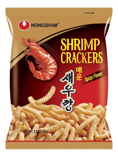 Snack Sabor Calamar Y Camarón Picante Salado Origen Oriental