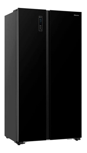 Heladera Side By Side Hisense Rc-67wsg 518l Black Glass