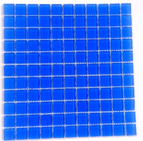 Mosaico Malla Vidrio Listelo  Decorativo Dark Blue  30x30
