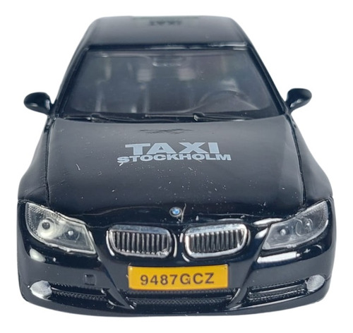 Bmw 330i Taxi Stockholm, Escala 1/36, Welly